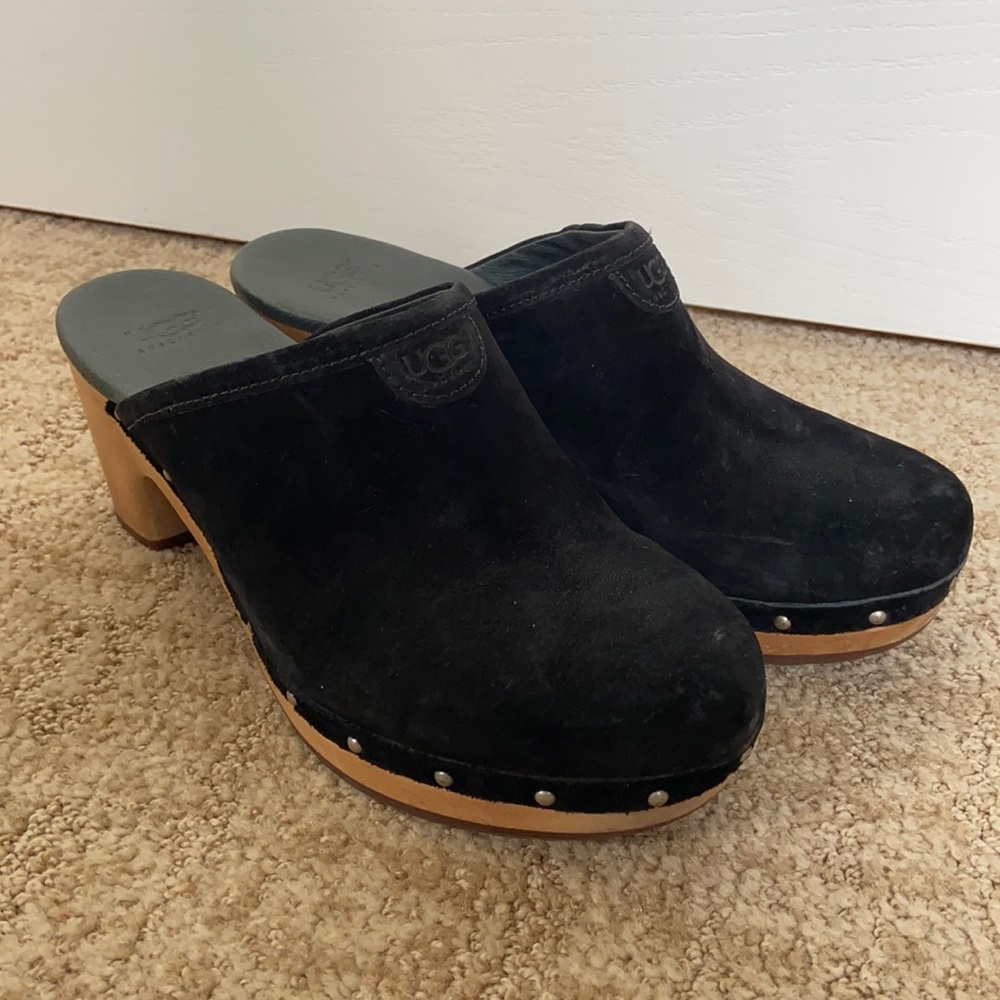 UGG suede clogs